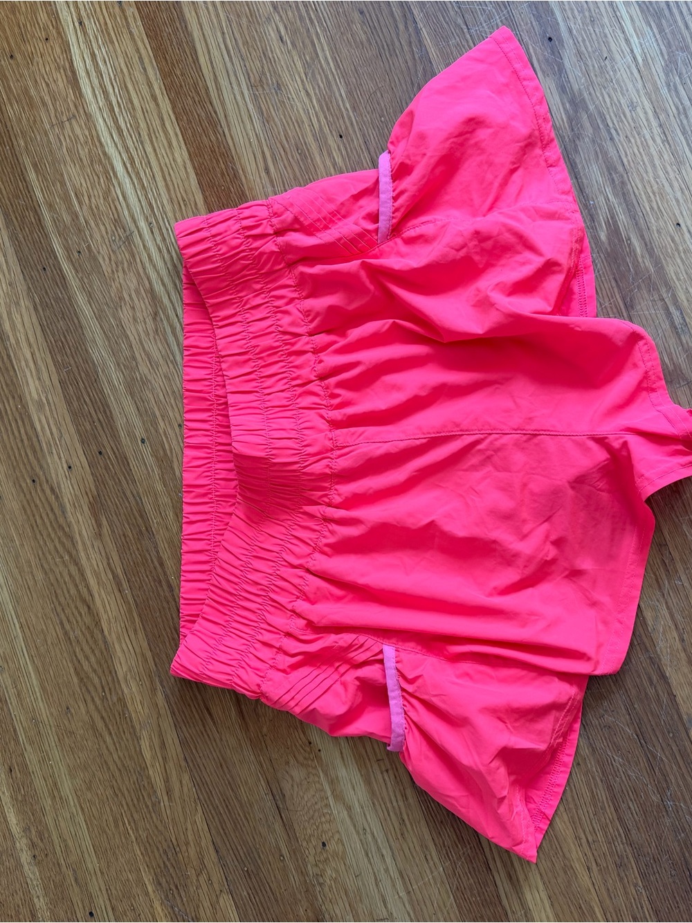 FP Movement by Free People Neon Pink Athletic Shorts with Elastic Waist